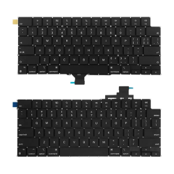 מקלדת פריסה אירופאית עבור מחשב MacBook Pro16 שנת 2022 M2 דגם A2780